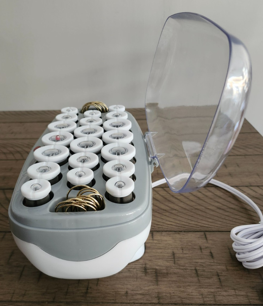 Jilbere de Paris Ceramic Tools 20 Hair Hot Rollers Curlers with Clips