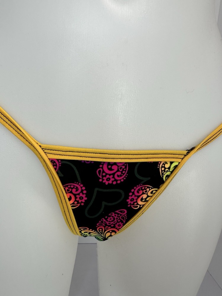 Exotic Dancer Tri Top And Thong Set