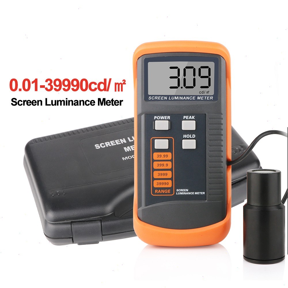 Handheld Screen Brightness Meter with 0.01-39990cd/m2 Data Latching Function