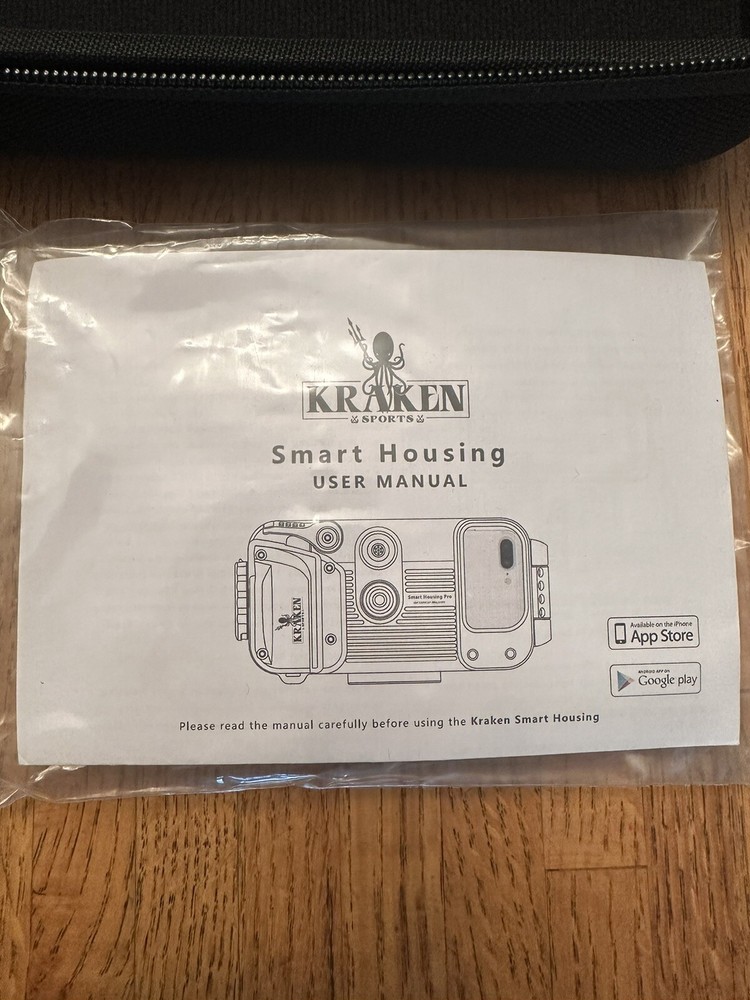 Kraken Smart Housing Pro KRH01 w/ Temperature & Depth Sensor iPhone Android