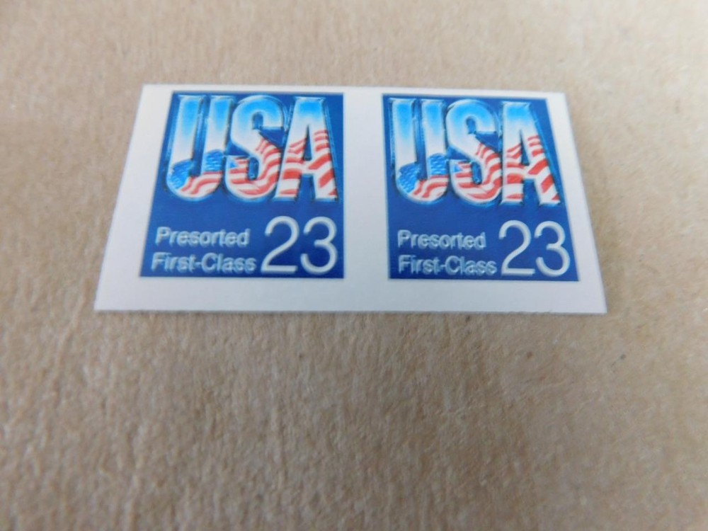 US, SCOTT# 2607c, 23C USA IMPERF PAIR, MNH