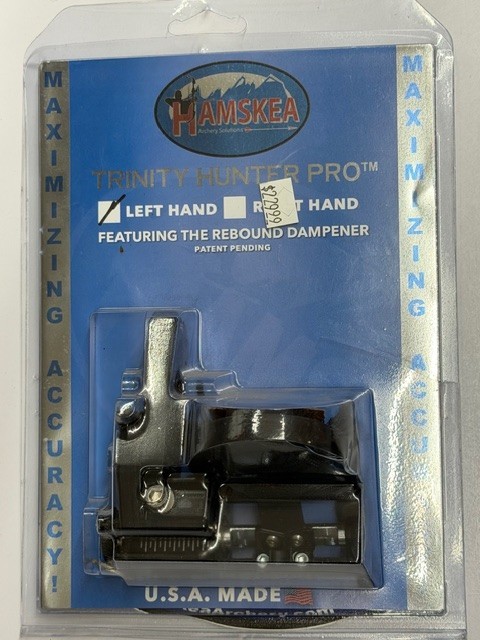 Hamskea Trinity Hunter Pro LH Micro Tune Arrow Rest - Black - New!