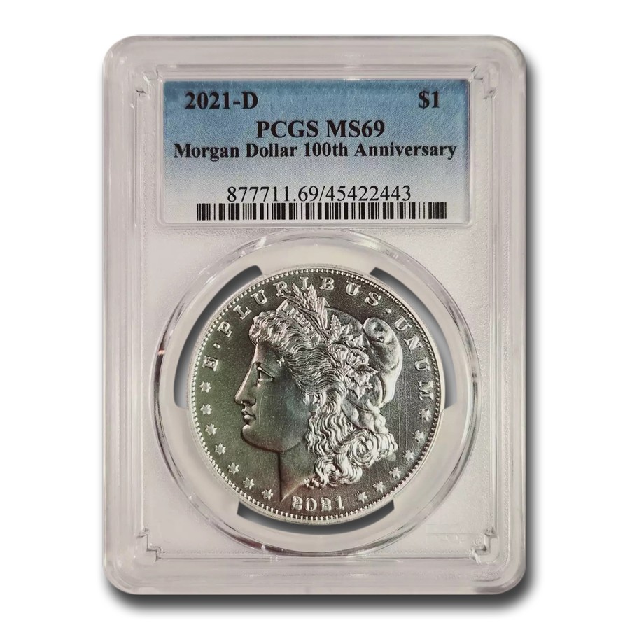 2021-D Silver Morgan Dollar MS-69 PCGS