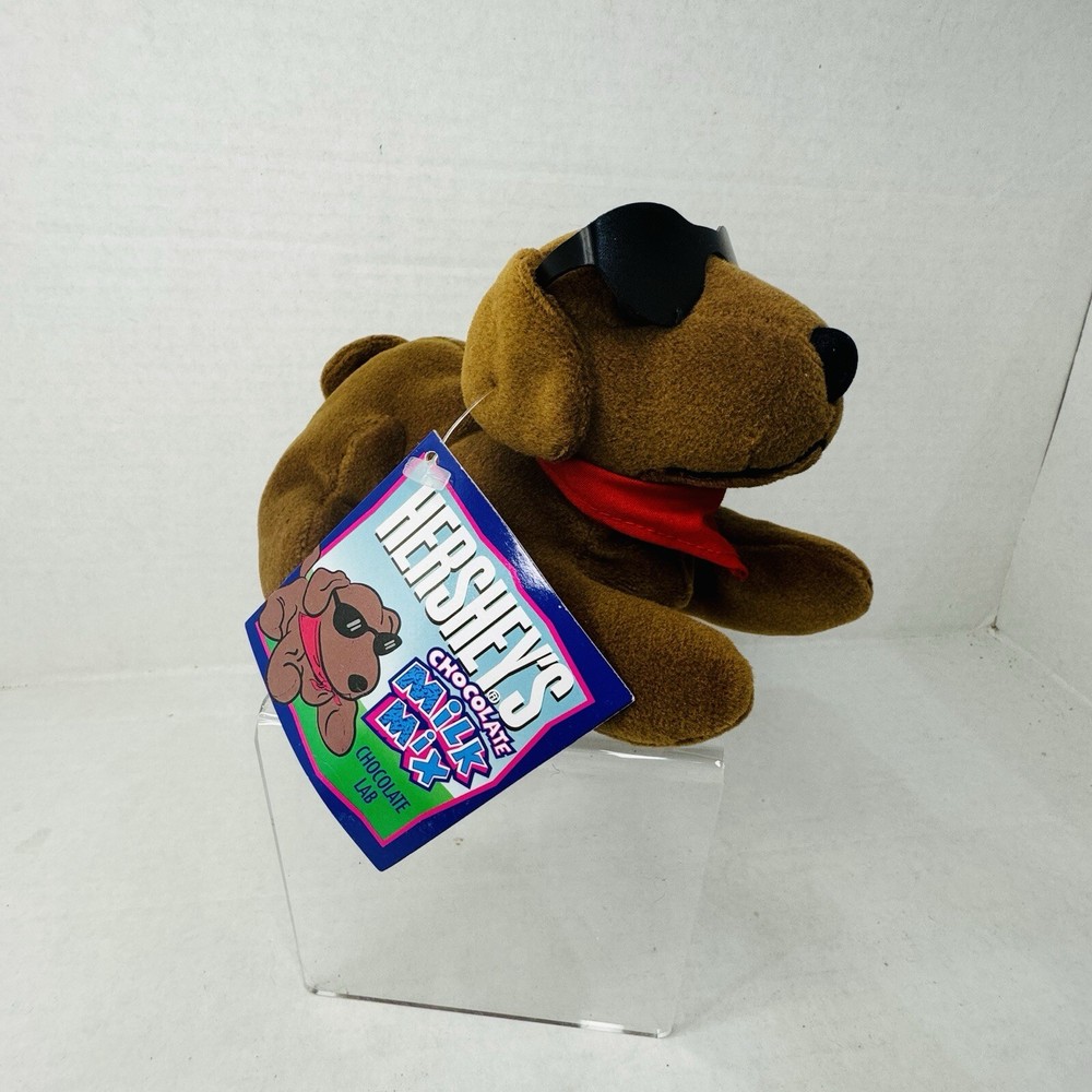 Hershey Plush Dog Chocolate Milk Mix HTF