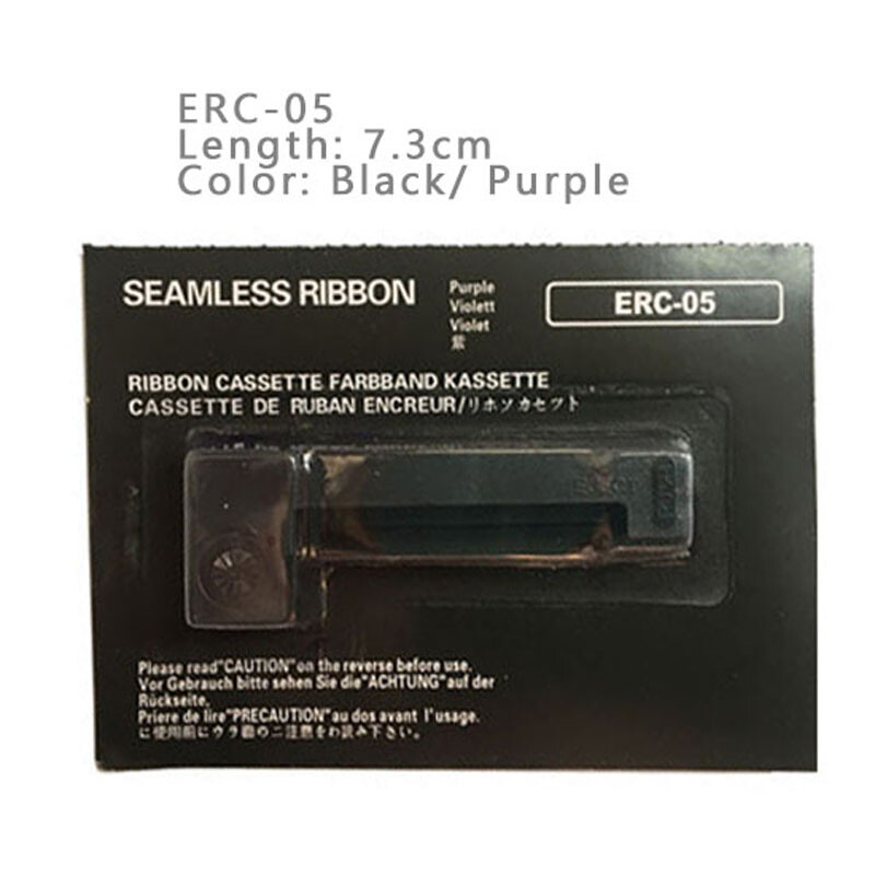 5pcs New Printer Ribbons For EP ERC-05 ERC05 erc05 erc-05 Purple