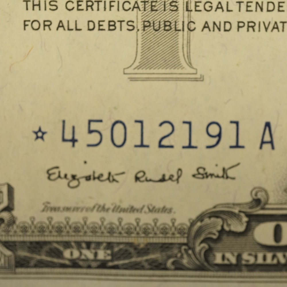 1957A $1 Silver Certificate Star Notes Sequential Pair ⭐Consecutive Serial #'s