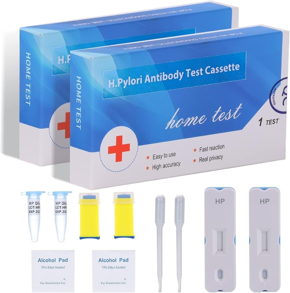 Helicobacter Pylori Kit - Quick & Accurate 10-15 Min Home Testing