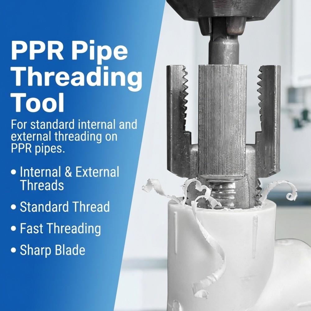 Professional Pipe Threader Tool for Internal and External Plumbing Threads