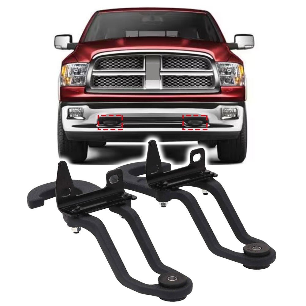 2pcs For Dodge Ram 1500 2011-2019 Rear Tow Hook Salvage Points