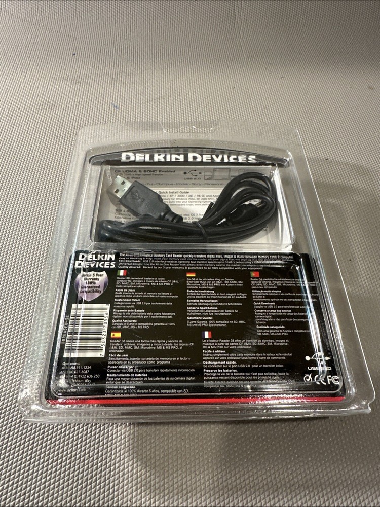 Delkin Devices 18-in-1 USB 2.0 Flash Memory Card Reader
