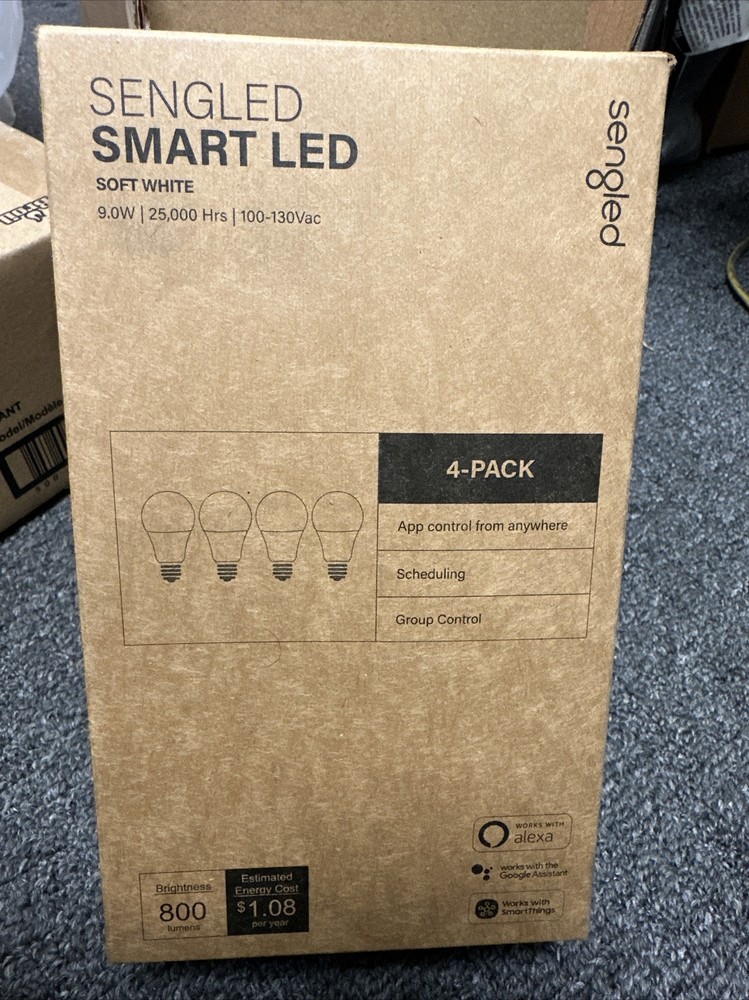 Sengled Element Plus A19 Programmable LED Smart Bulb - 4 pack