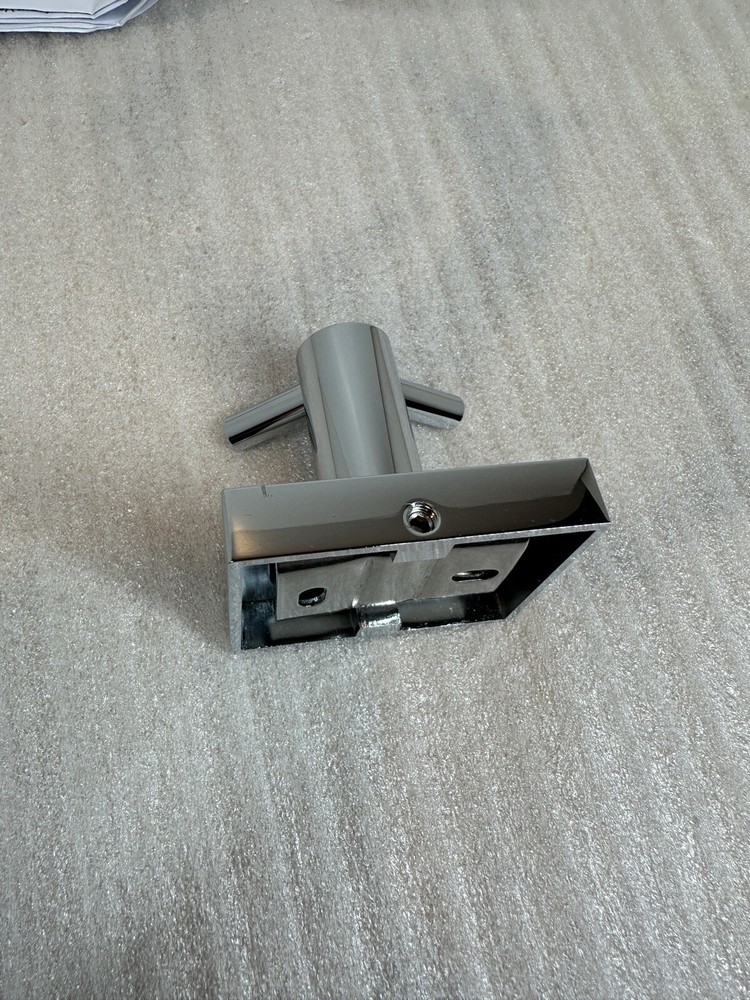 Icobath V62253 Crater Double Towel Hook - Chrome