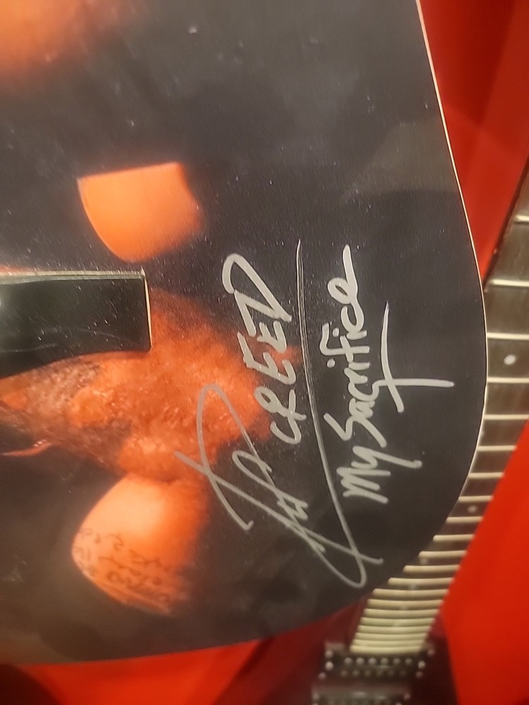 Scott Stapp Autographed Guitar