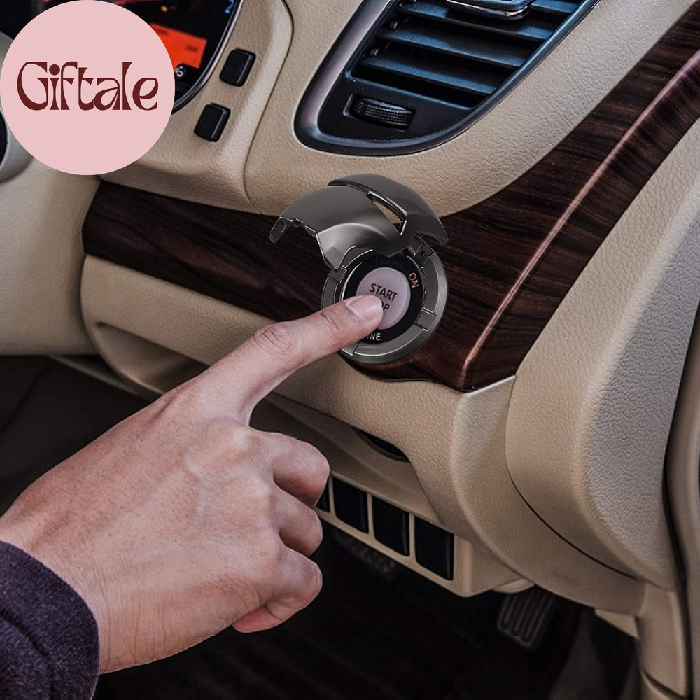 Car Engine Start Stop Button Cover Decorative Ring Push Start Button Ignition Pr