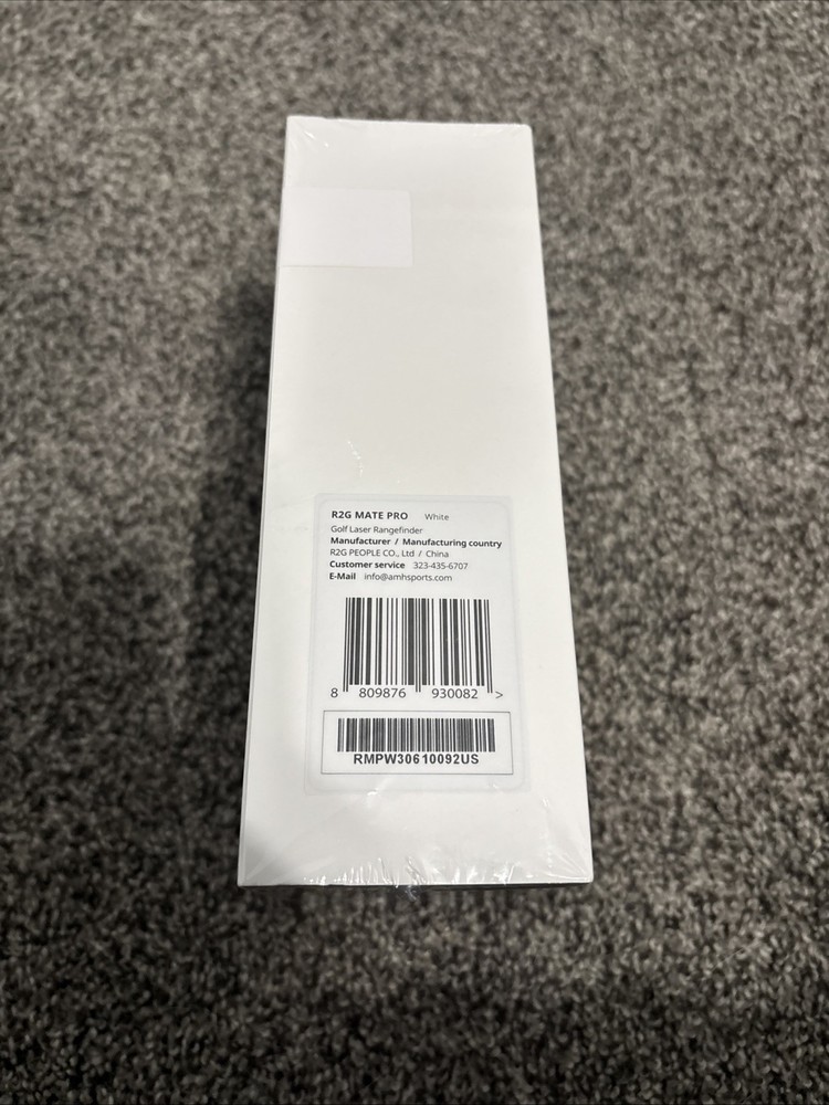 R2G MATE PRO White Golf Laser Rangefinder -Unopened!!