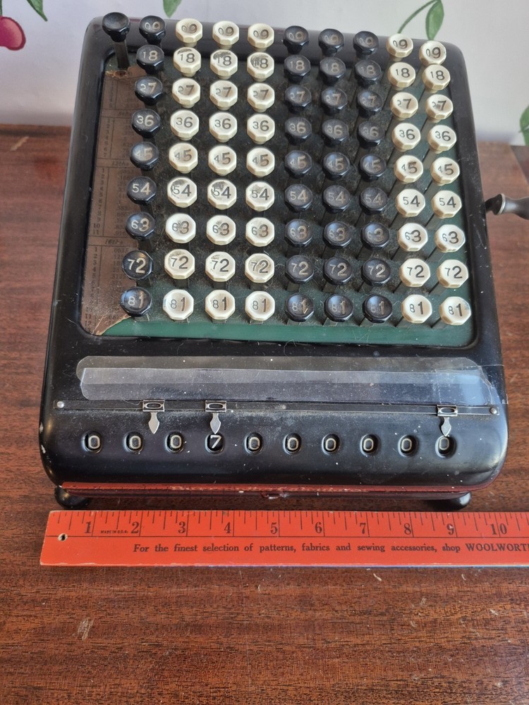Antique Burroughs Adding Machine Calculator