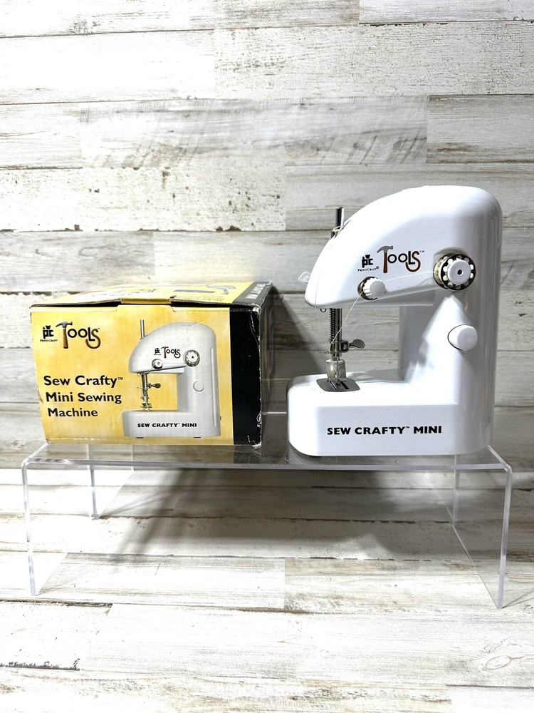 Provo Craft PC Tools Sew Crafty Mini Sewing Machine Hand Held Working Condition