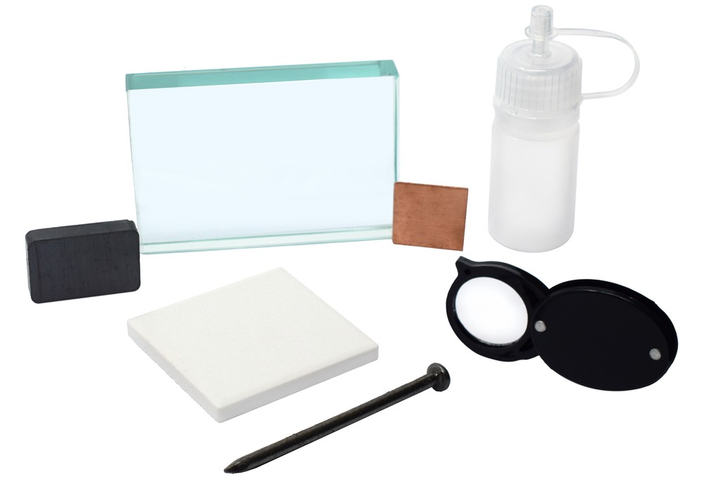 Mineral ID Kit - 7 Pieces - Perfect for Budding Geologists - Eisco Labs