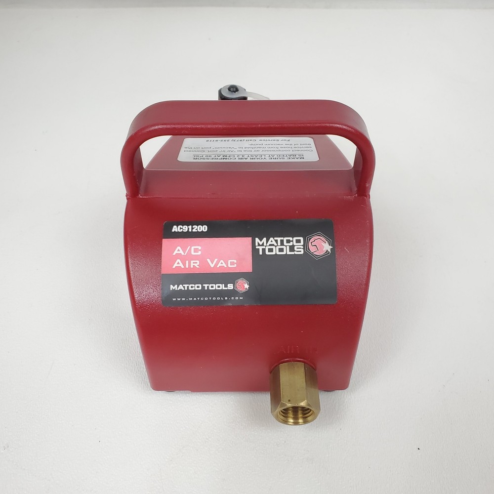Matco Tools AC91200 Light Duty Vacuum Pump
