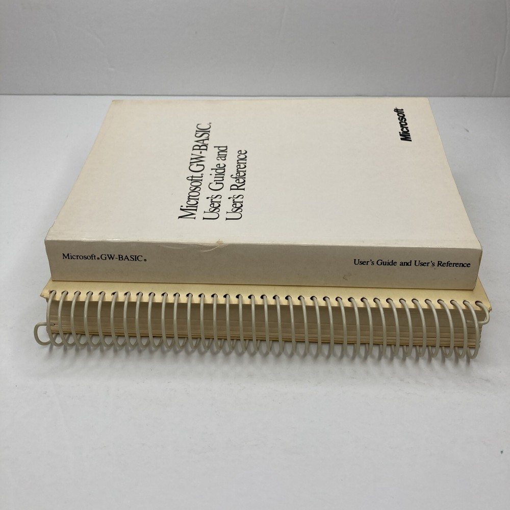 Microsoft GW-Basic User's Guide *PLUS* Using MS-DOS (Rev 3)