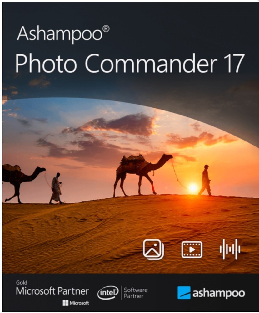 2x Ashampoo Photo Commander 17 - Lifetime for PC [Disc] or [4GB USB].