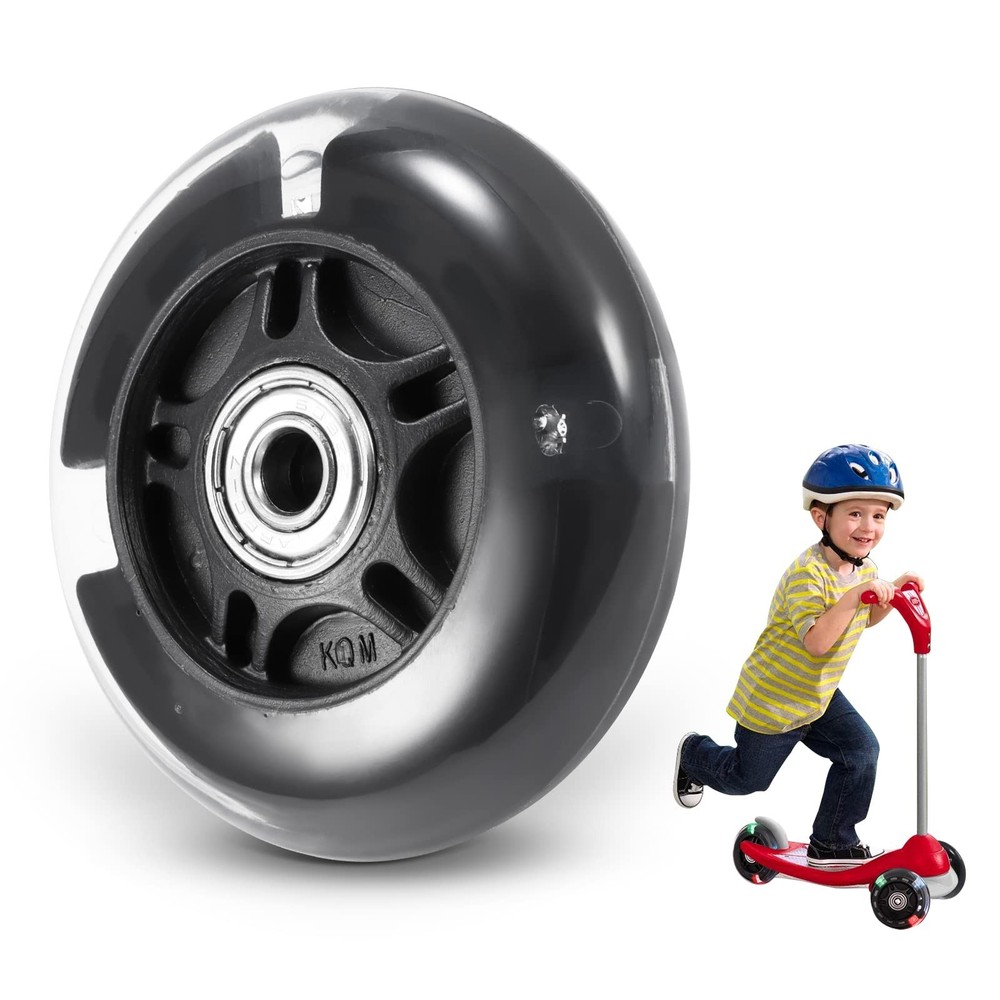 Scooter Replacement Wheels, LED Flash Wheel 80MM, Mini Maxi Micro Scooter Ska...