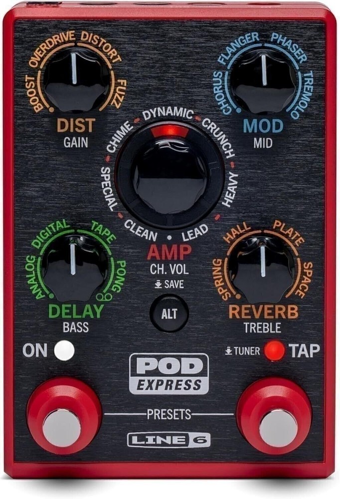 Line 6 POD Express Guitar effects processor pedal