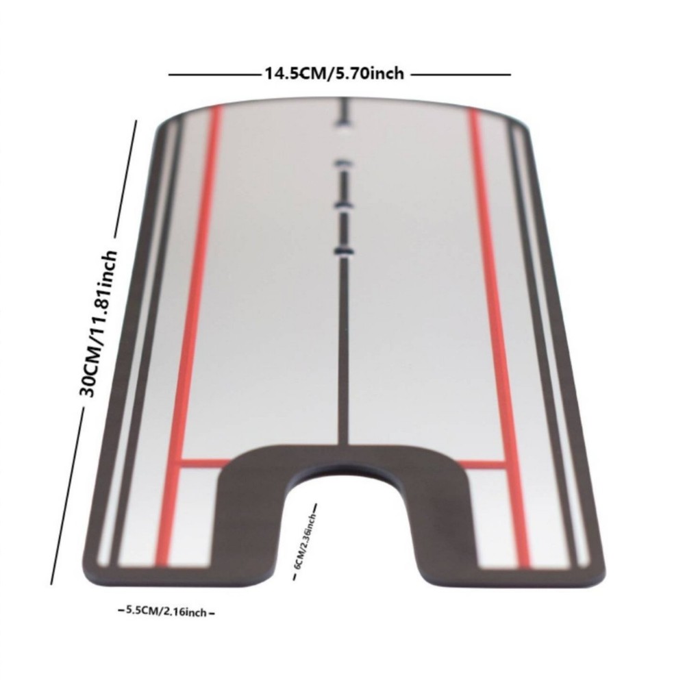 Golf Putting Mirror Reflective Surface Putting Mirror for Driving Range