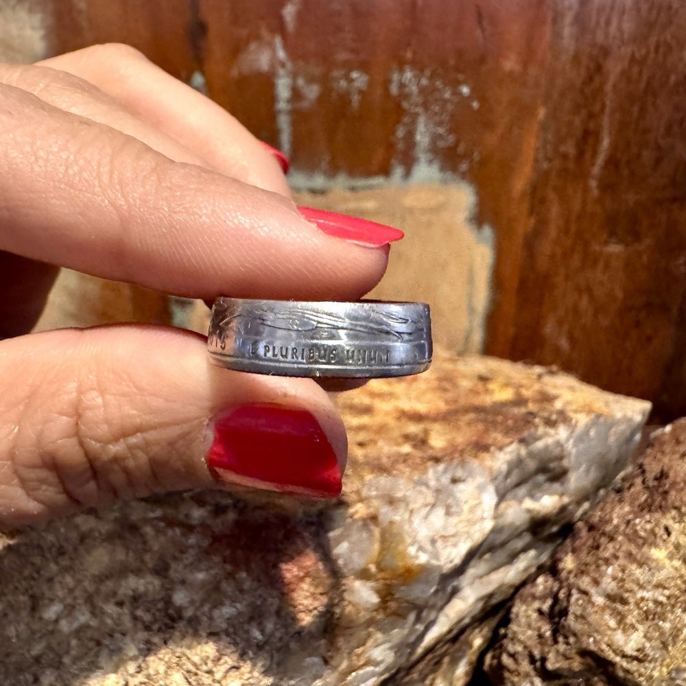 Quarter Dollar 2015 Nebraska Ring-size 6