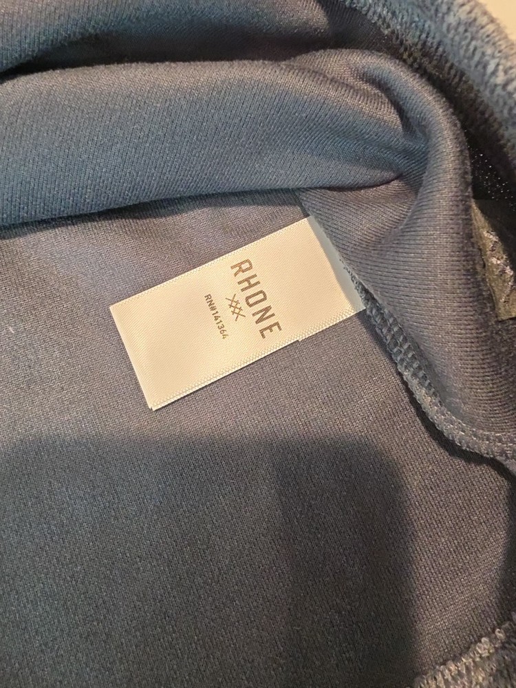 Rhone Gray 1/4 Zip Polyester Pullover Sweater Mens Size Extra Large