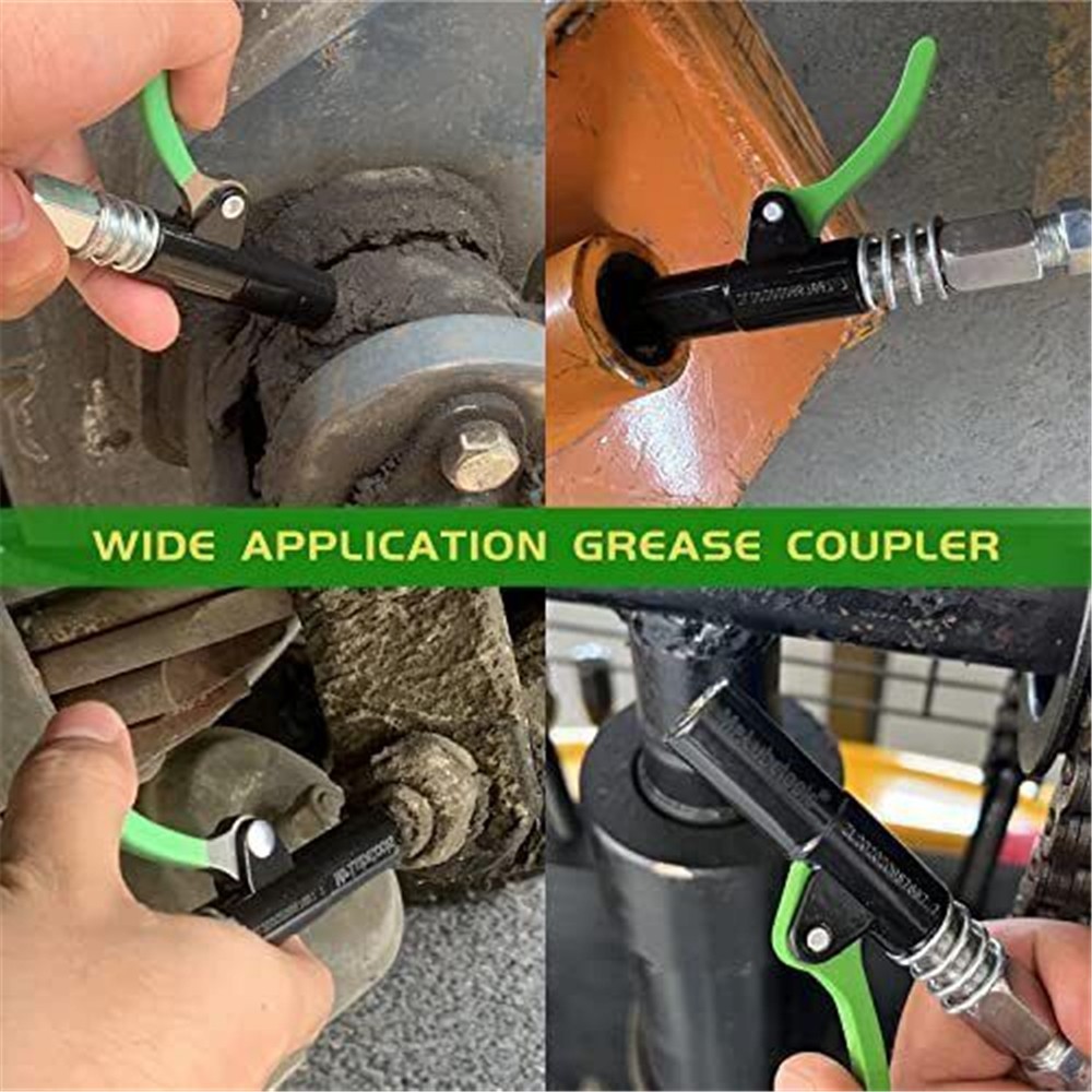 Grease Gun Coupler Strong Lock on Greases Gun Tip Quick Release Lock