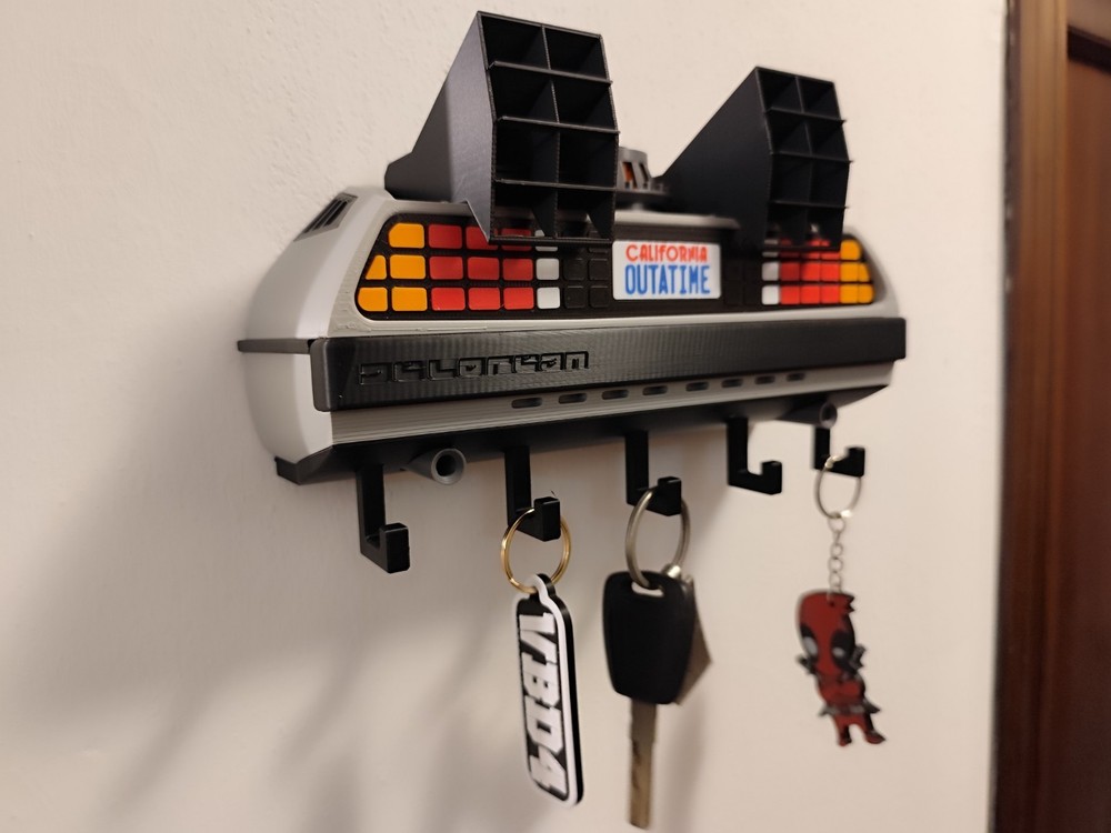 Back To The Future Key Holder 9"x5"x3"