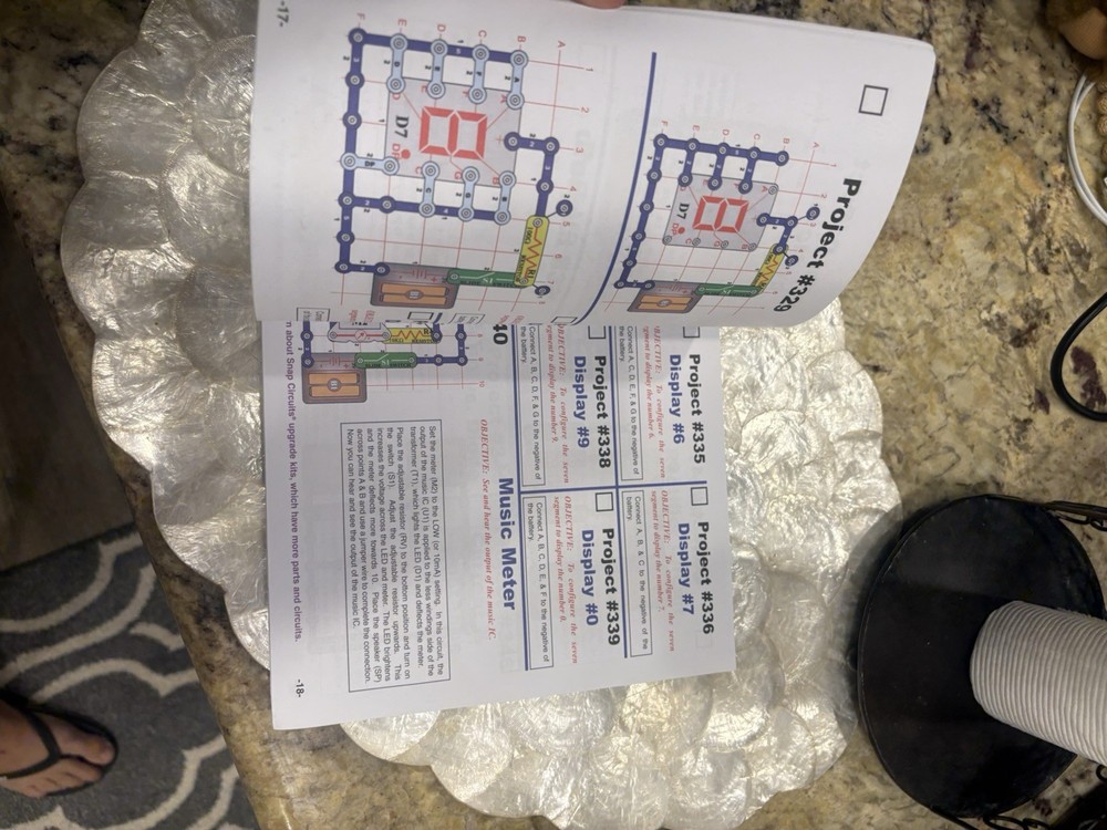 2012 Elenco Snap Circuits Instruction Manual Book Only Projects 306-511