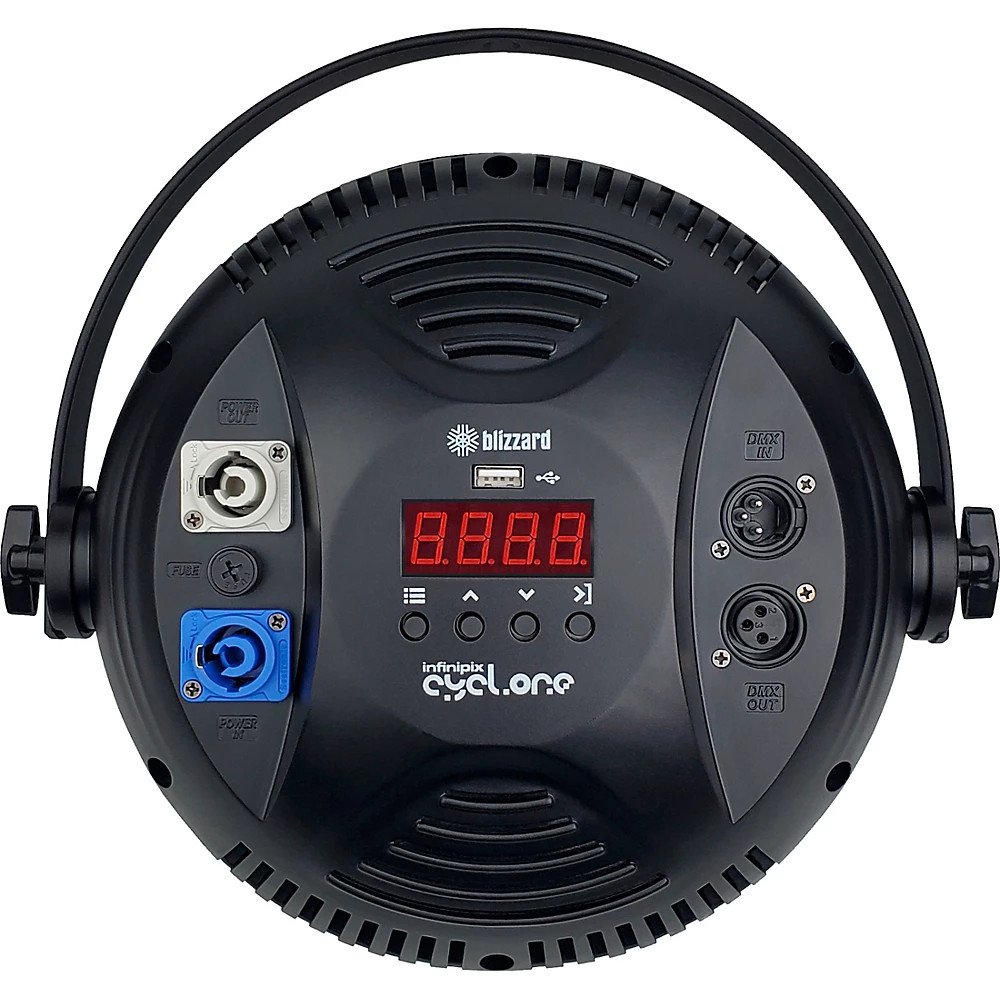Blizzard InfiniPix Cyclone LED Wash Light with Pixel FX Black