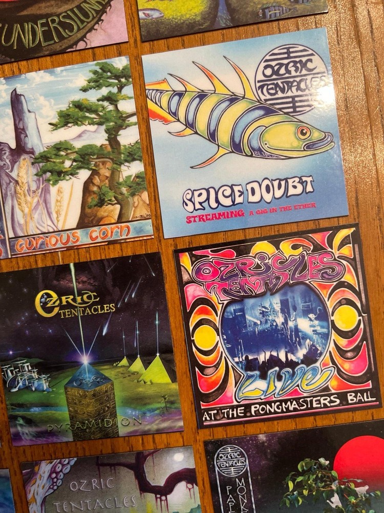 Ozric Tentacles fridge magnets