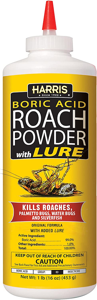 Roach and Silverfish Killer Powder with Boric & Lure, Kills Insect within 72 Hrs