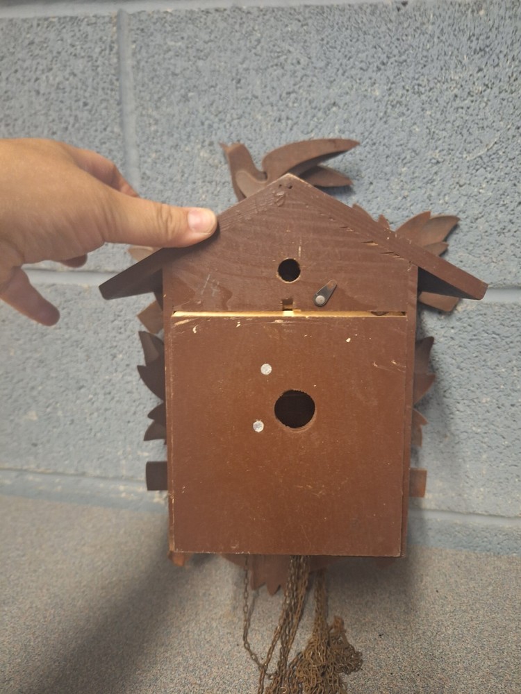 German Black Forest made Herbert Herr 8 day Cuckoo Clock -Untested.