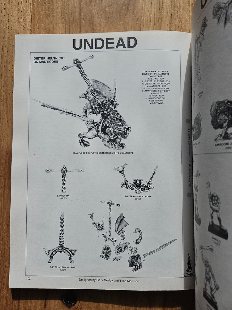 Warhammer Armies Undead Supplement (1994, Games Workshop)
