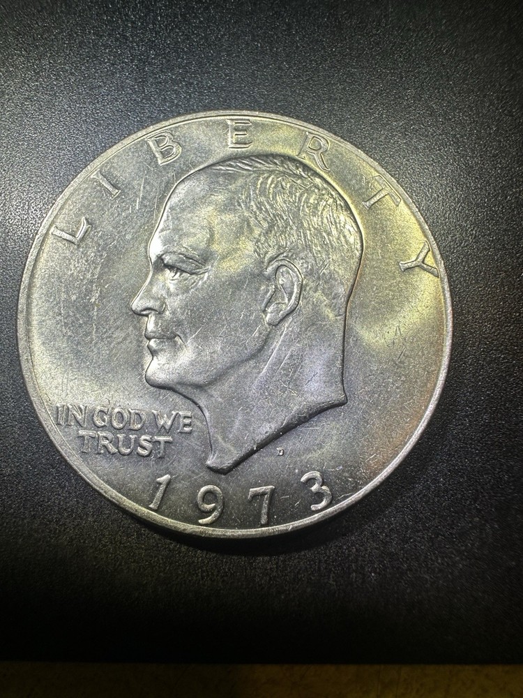 1973 D Eisenhower Dollar $1 Coin  1973-D