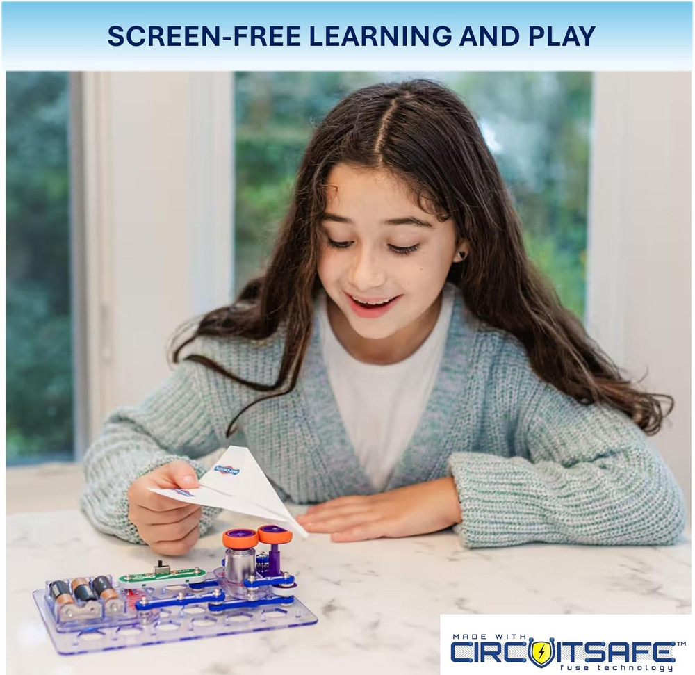 Snap Circuits Flight Deck Science/Stem Toy Kit | Ages 8+ | Construction Gift for