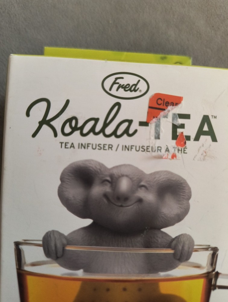 Tea Infuser Dweller Koala by Fred - Silicone Tea Leaf Strainer Infuser - NEW!