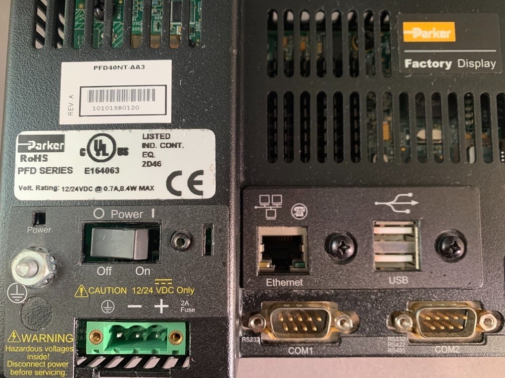 Parker Rohs PFD40NT-AA3 Data Control System