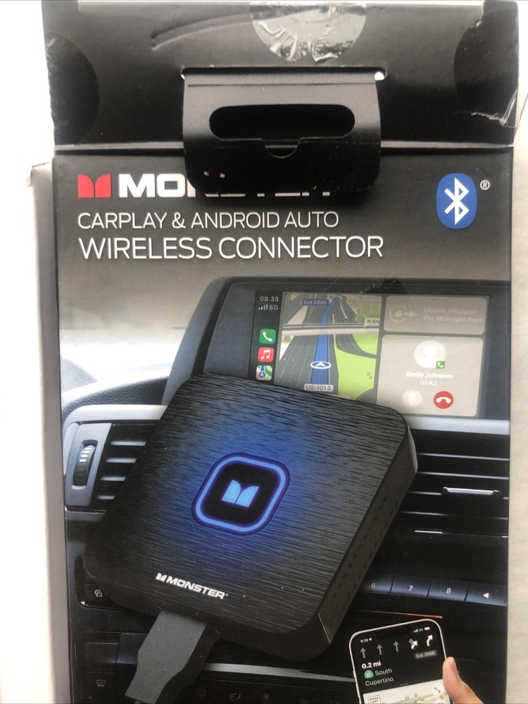 Monster CarPlay Android Auto Wireless Connector MBA2-1014-BLK