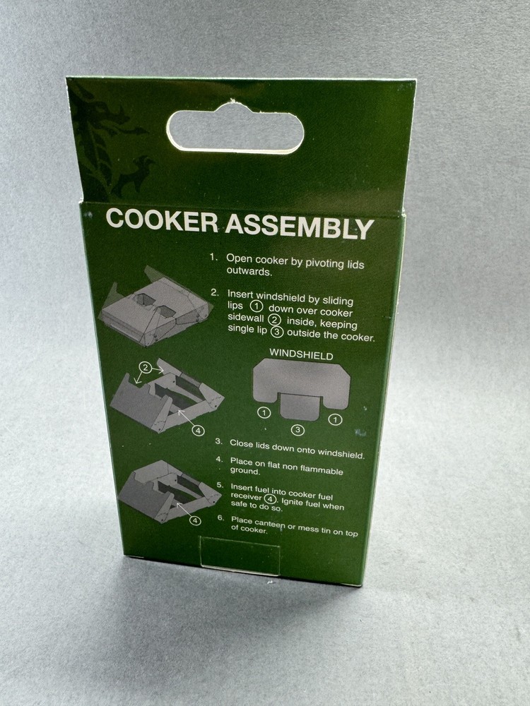 Bushcraft FireDragon Multi-Fuel Cooker Retracting Sidewall Removeable Windshield