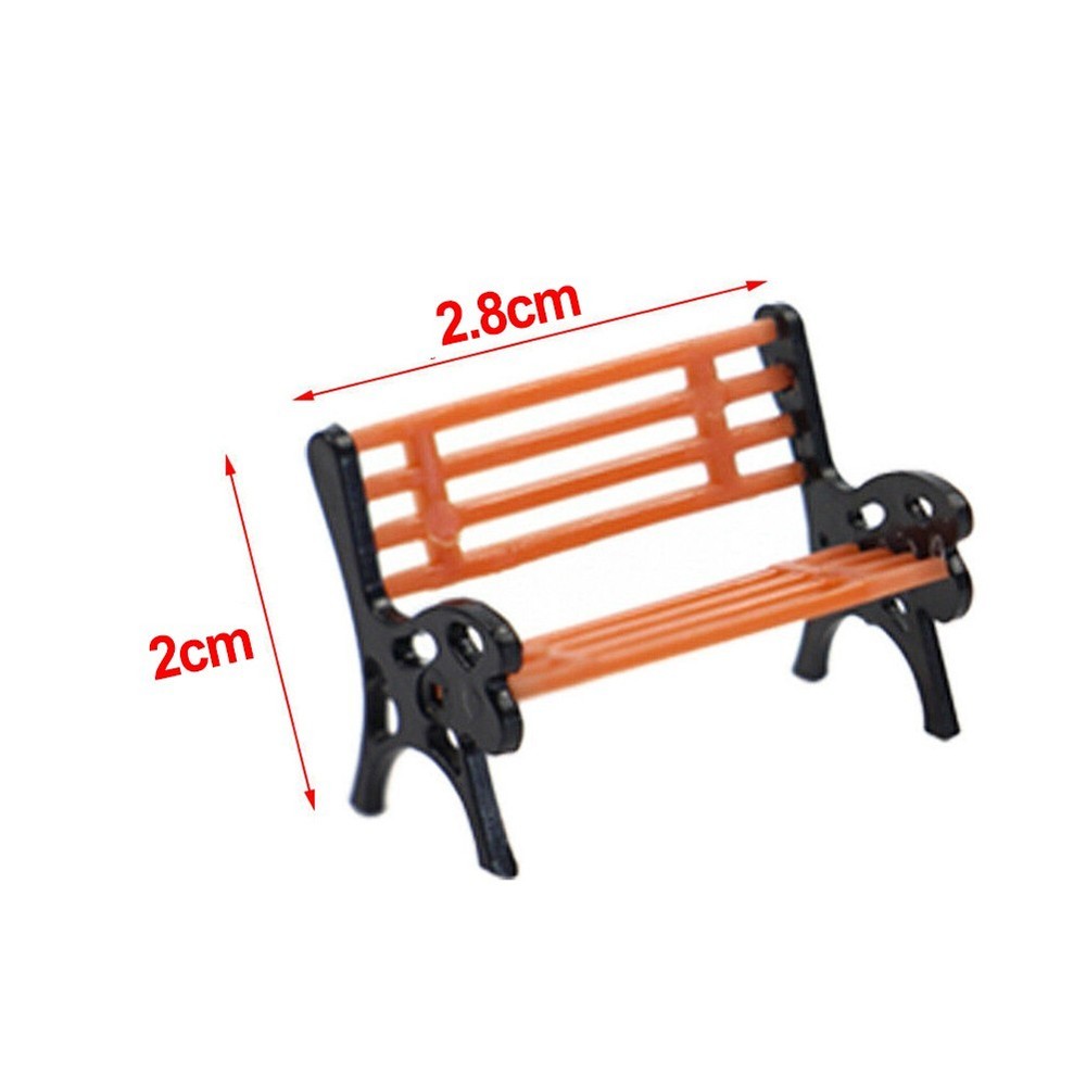 Model Train Model High Quality Model Park Bench Park Layout Settee Street
