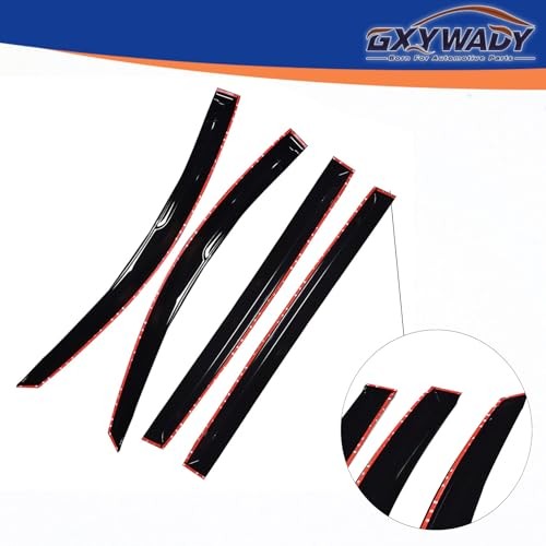 Side Window Vent Visor Rain Deflector Guard Replacement for Sienna 2004 2005