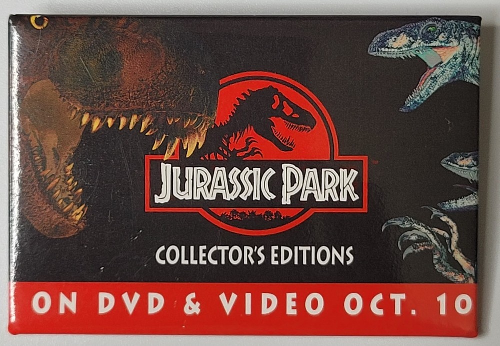 JURASSIC PARK Pinback Button, 2000