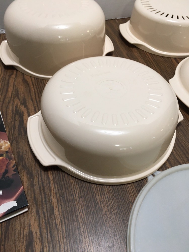 Tupperware Stack Cooked Meals 6 Piece Set Plus Cookbook