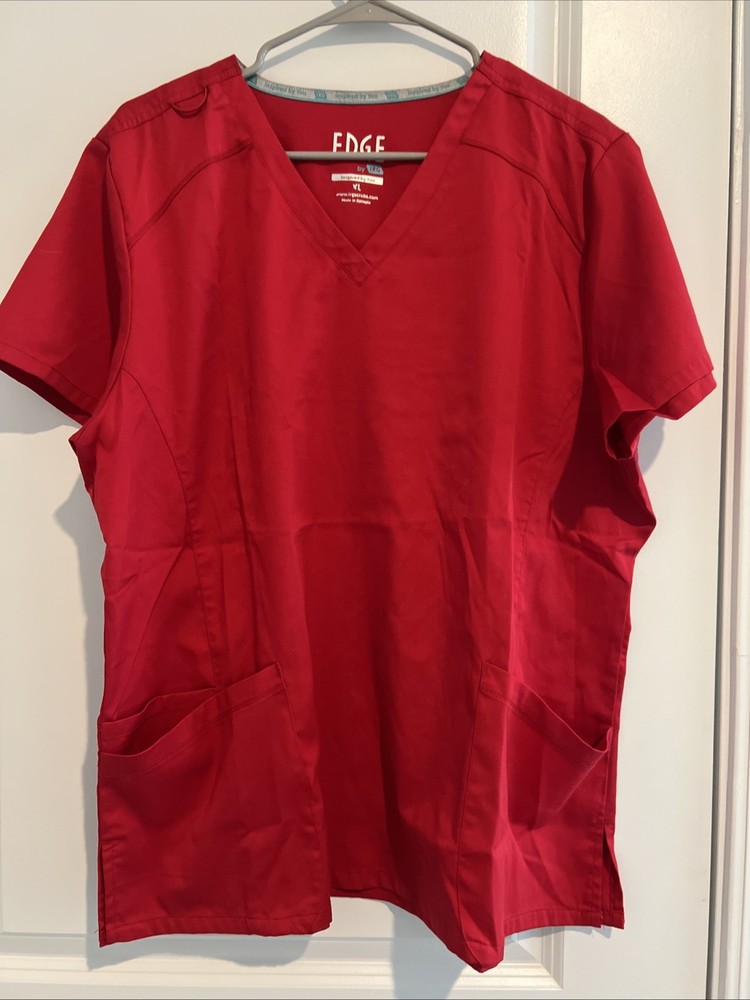 Edge by IRG Red Scrub Set Xl Top And Bottom