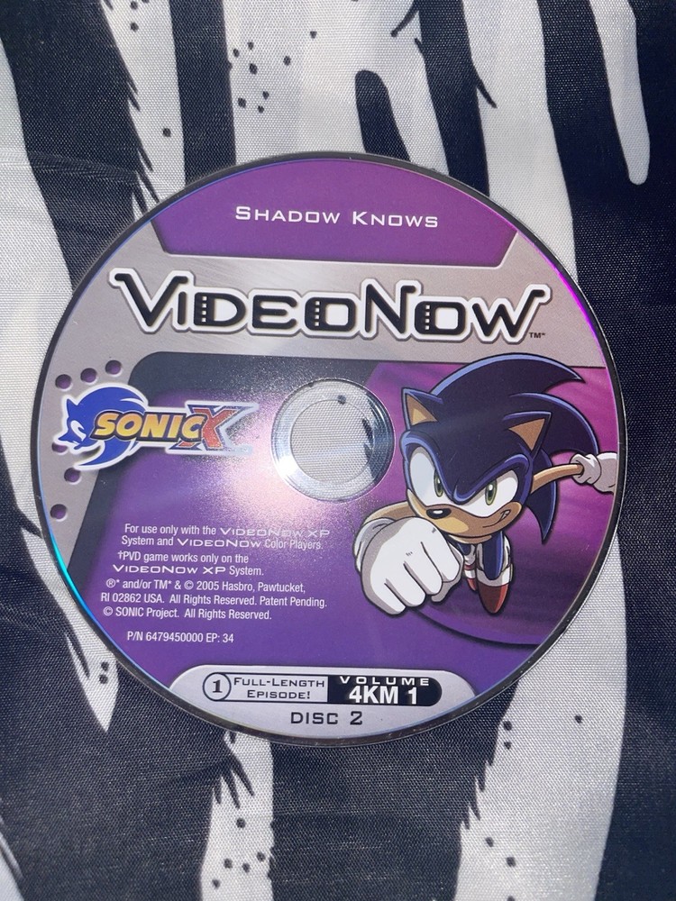 Video Now Sonic X (2005) *disc only*